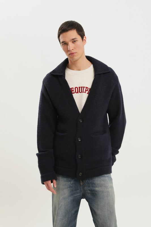 Pocket cardigan sweater