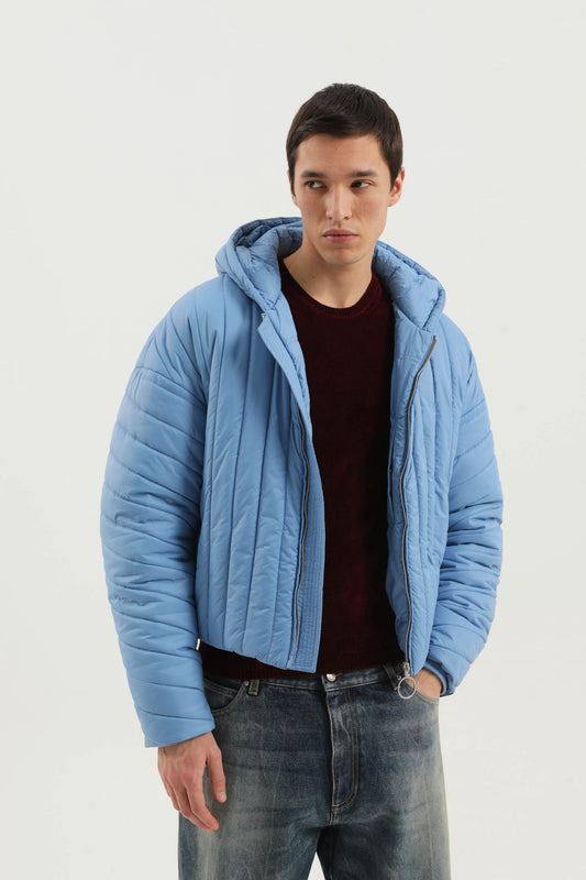 Puffer cropped jacket