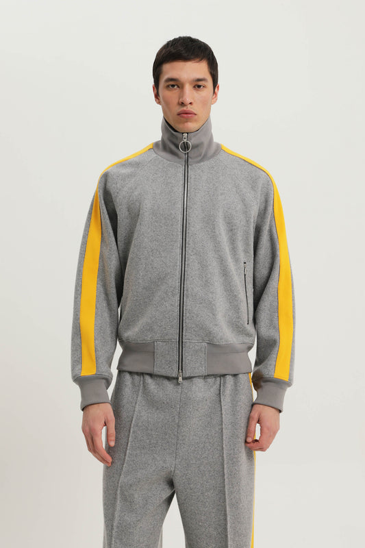 Side band jacket zip up