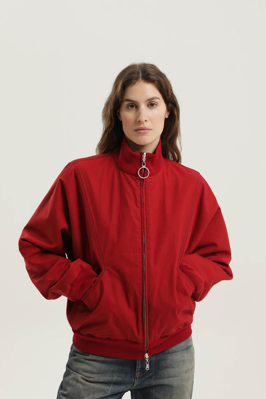 Reversible jacket zip up