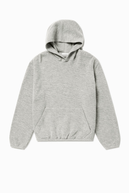 Cut knit Hoodie