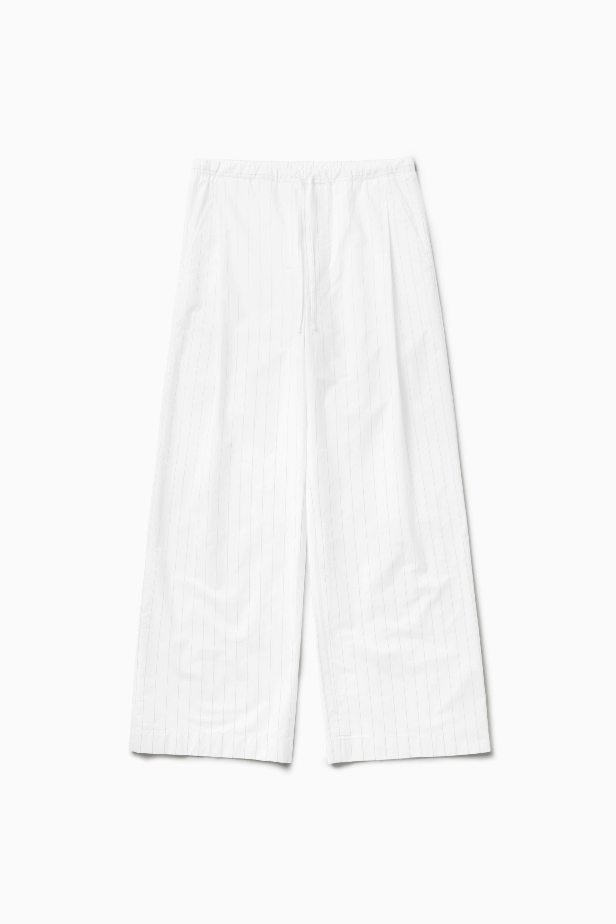 ボトムスその他 1989 STUDIO White striped boxy pants Striped boxy pants – 1989 STUDIO