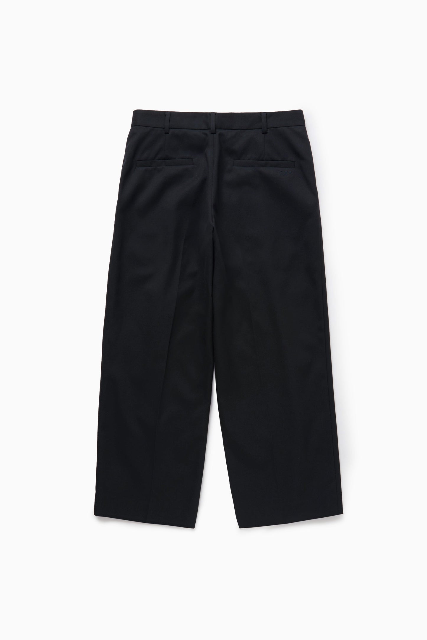 Chino pleated pants