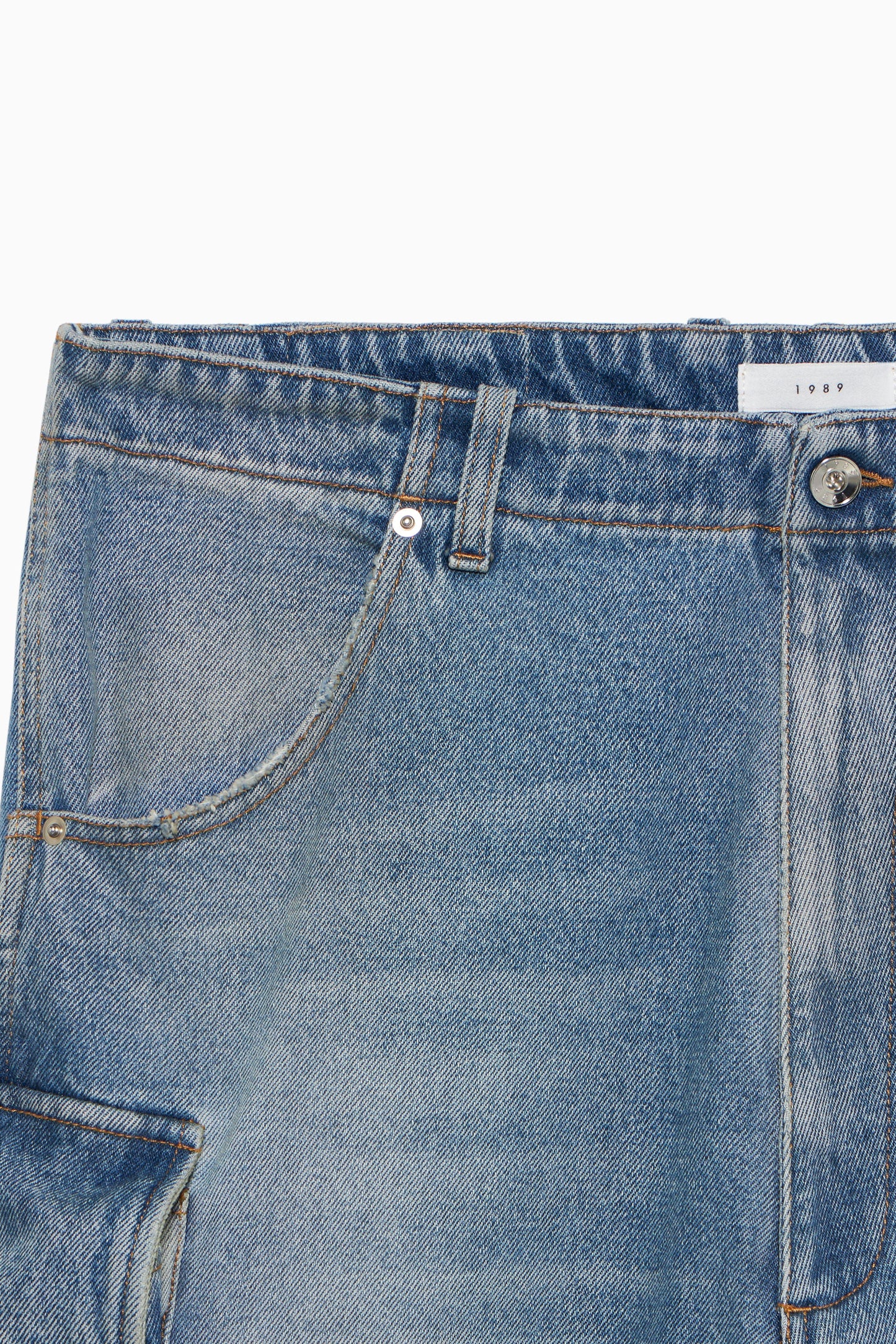 Woman's Denim Cargo Jeans