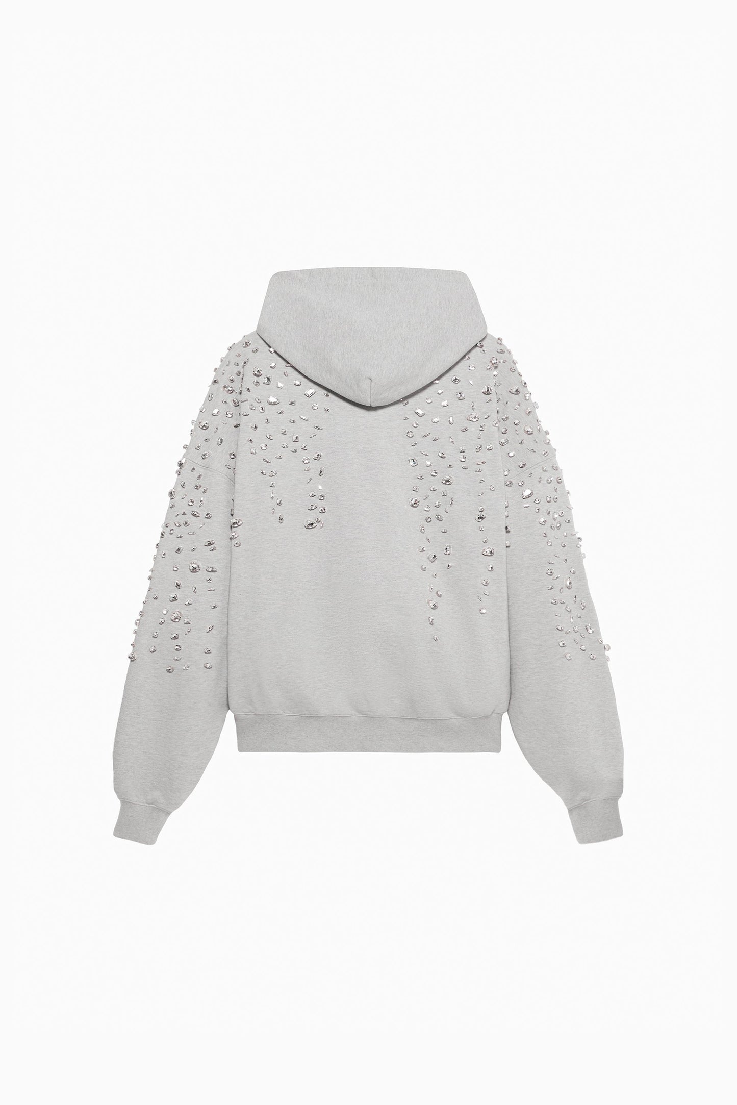Woman's Crystals Embroidered Sweatshirt