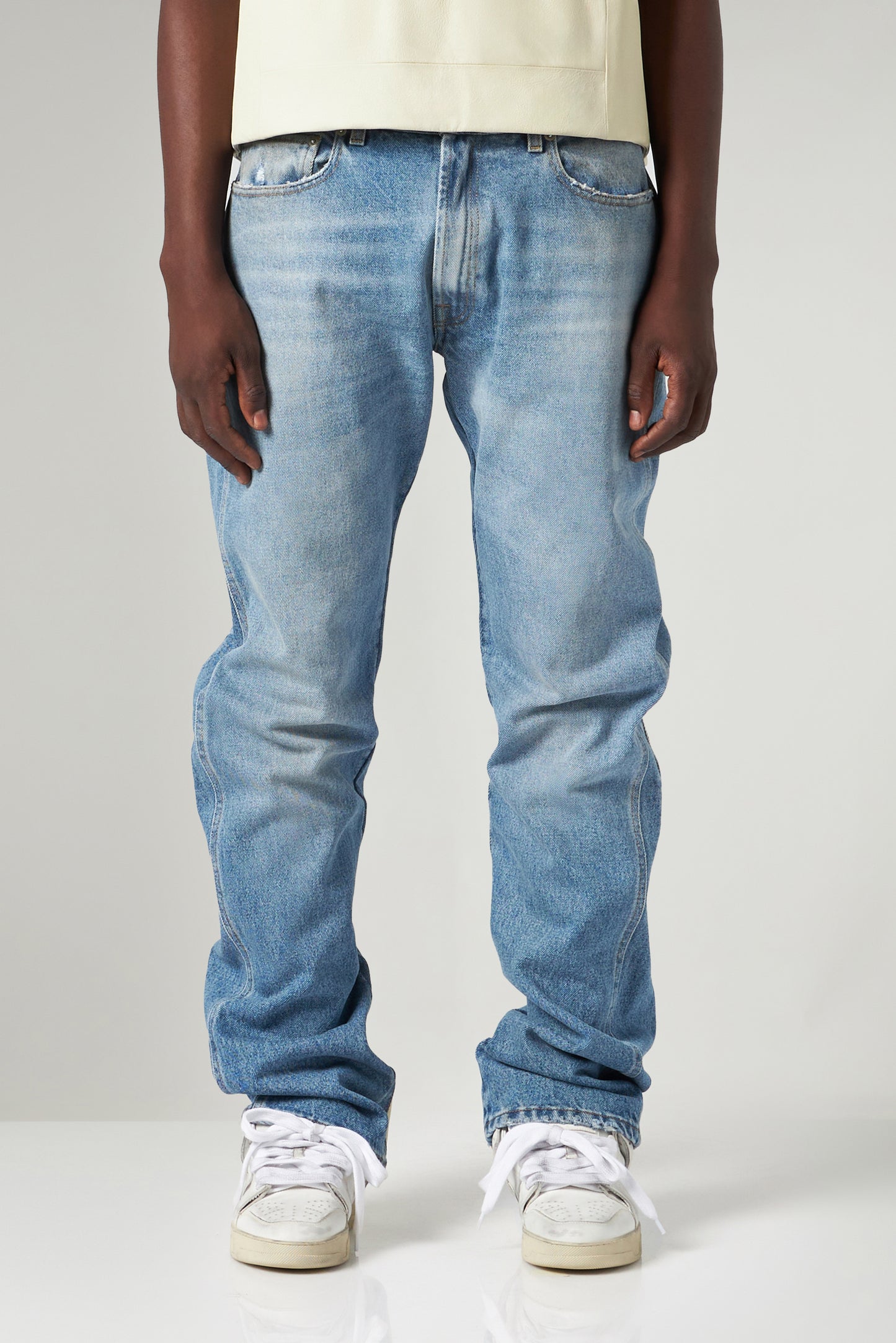 Man's Moto Denim Jeans