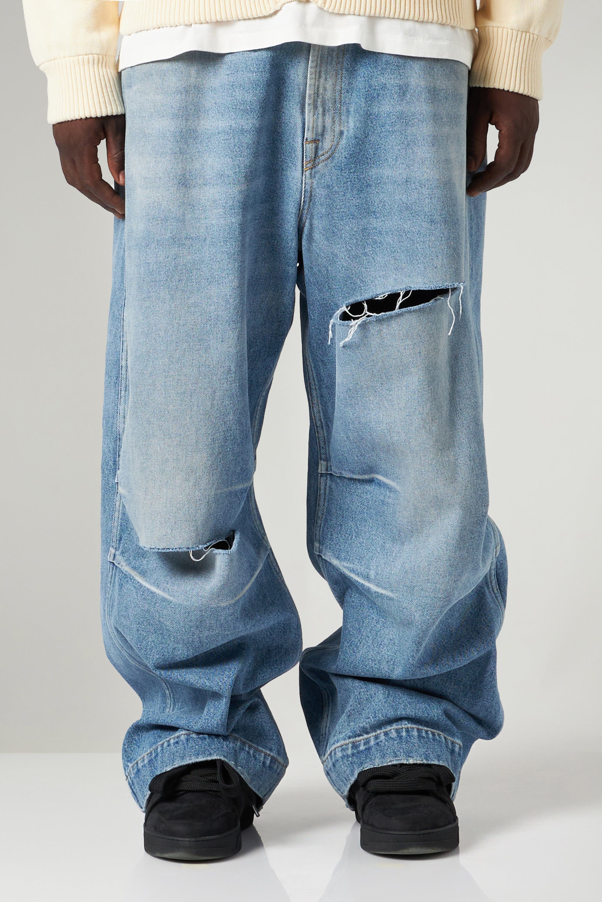 Man's Y2k Denim Jeans – 1989 STUDIO
